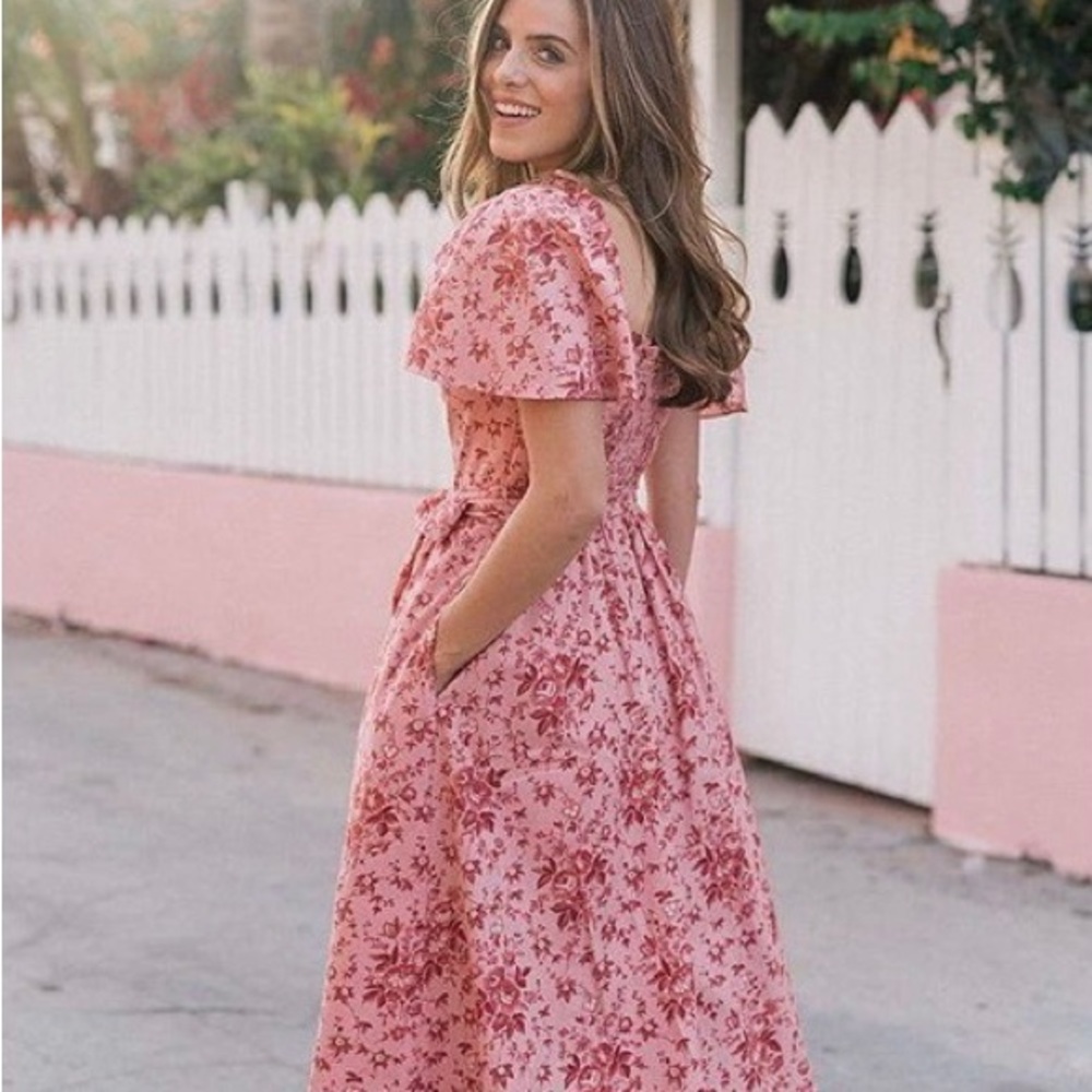NWT Gal Meets Glam Collection Marianna Pink Dress, Size 4 - Picture 4 of 11